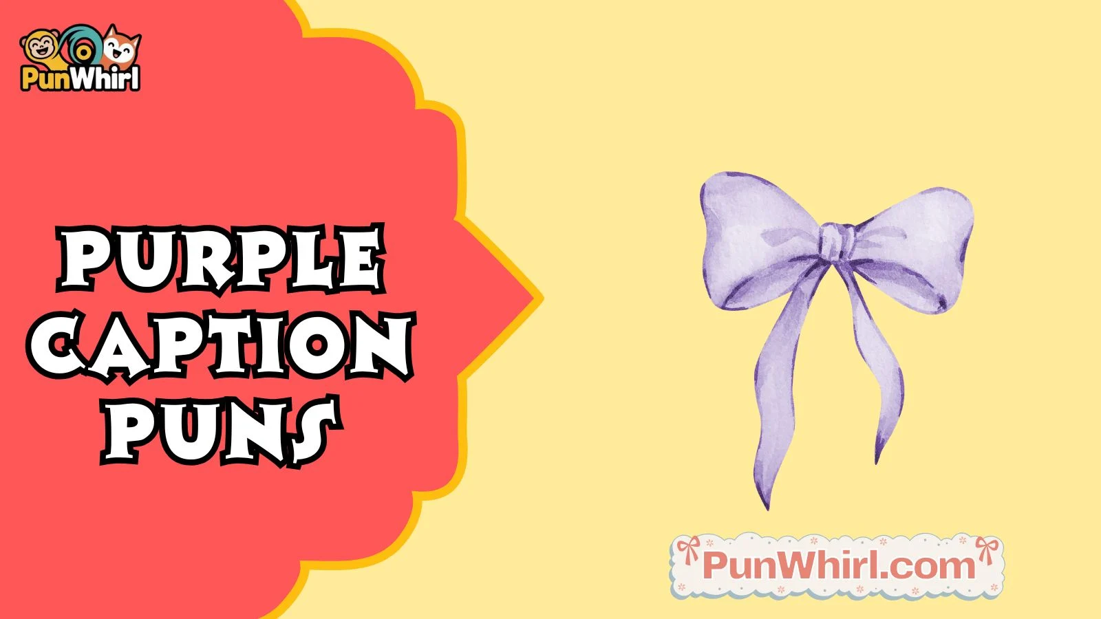 Purple Caption Puns