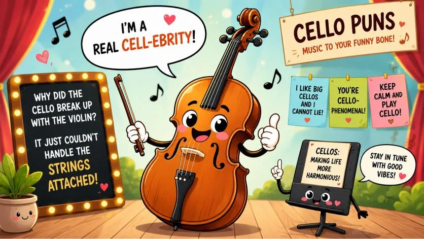 Cello Puns