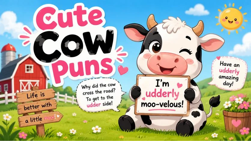 Cute Cow Puns