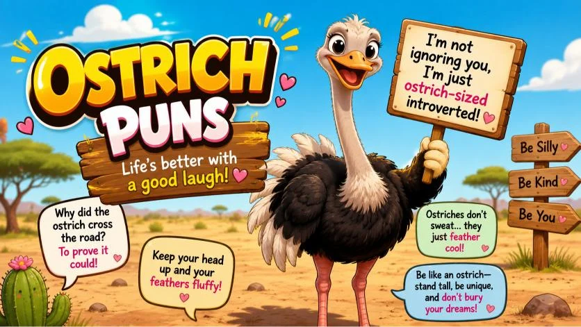 Ostrich Puns