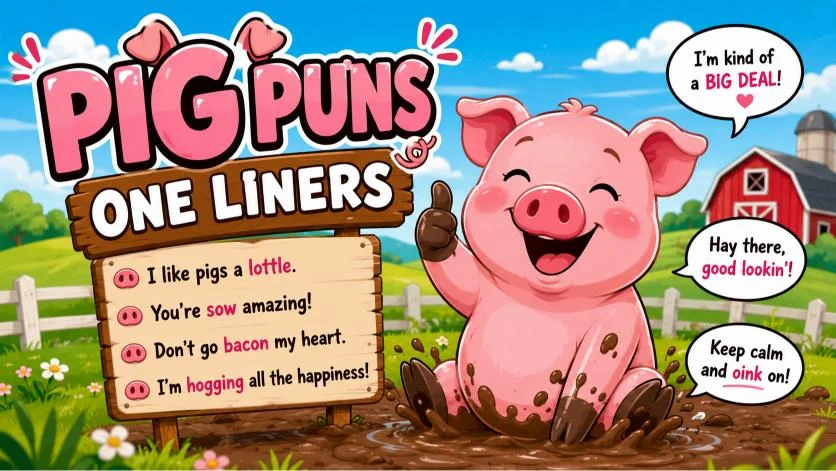 Pig Puns One Liners
