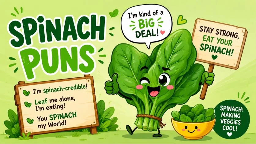 Spinach Puns